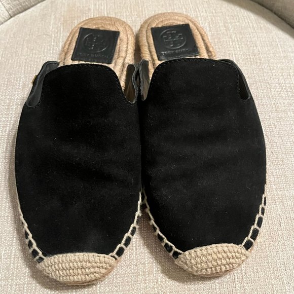 Tory Burch Shoes - Tory Burch Max Suede Espadrille Mules